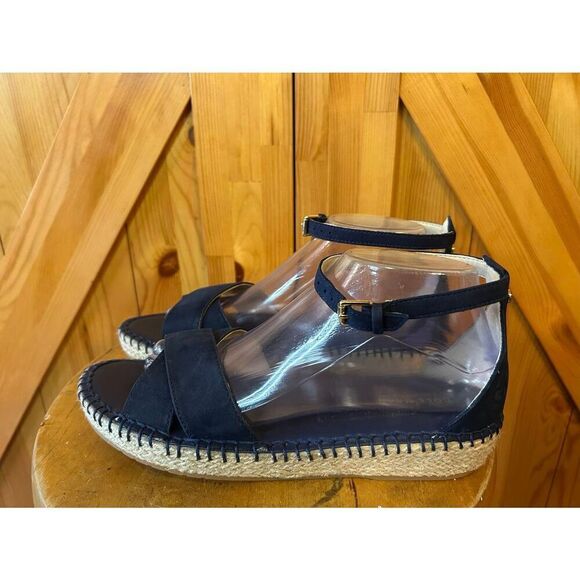 Cole Haan Womens Cloudfeel Navy Espadrille Sandal Women's Size 7.5B - Picture 3 of 8
